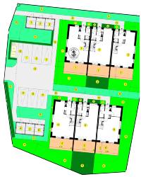 BV Seestra&szlig;e Bensersiel - Lageplan ohne Einrichtung